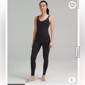 Lululemon align bodysuit 10 and 28” leg black